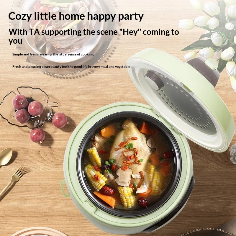 Mini Rice Cooker One-key Quick Cooking For Home Use