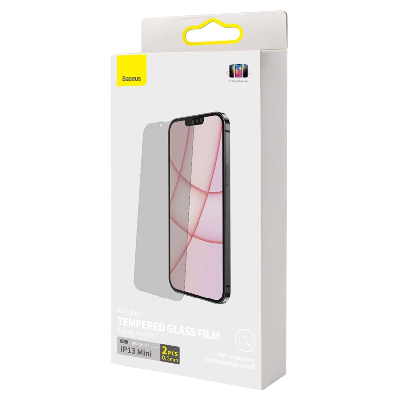 All Glass Privacy Tempered Film For IP 5.4 Inch Model