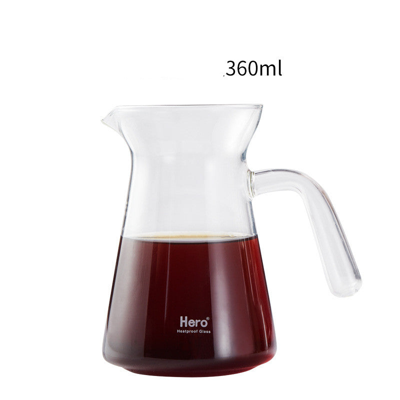Hand-Pushed Coffee Maker Set Filter Cup