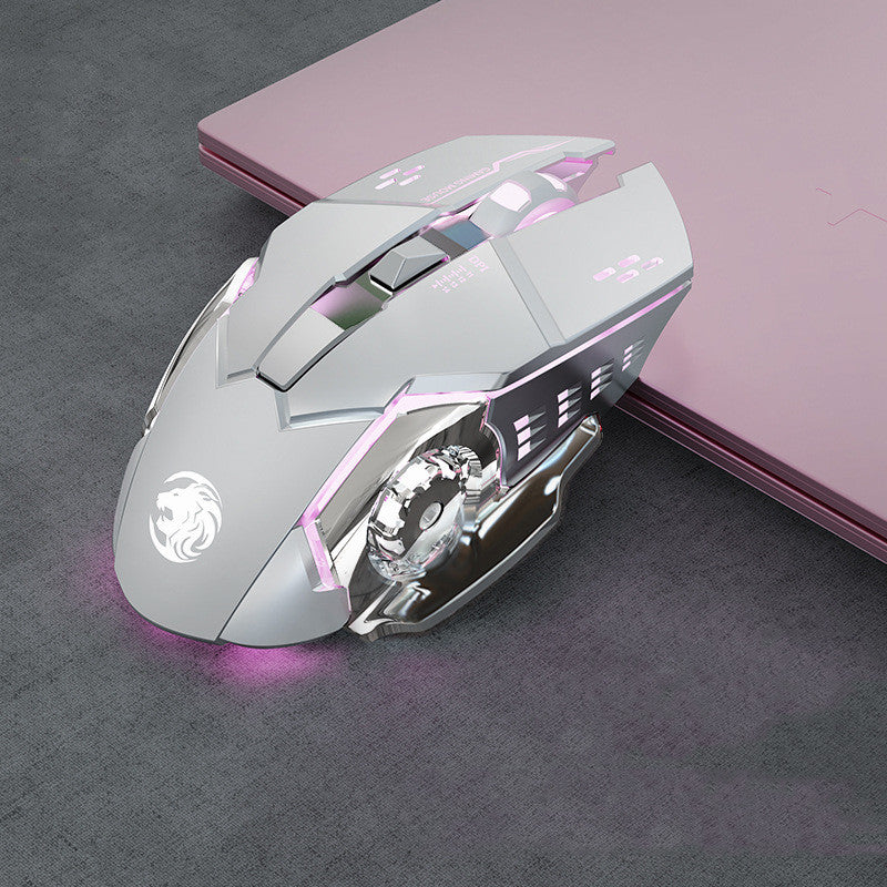 Wireless Bluetooth Mouse Rechargeable Silent Silent Cute Notebook Mouse