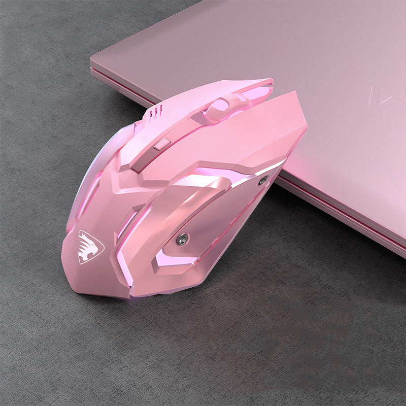 Wireless Bluetooth Mouse Rechargeable Silent Silent Cute Notebook Mouse