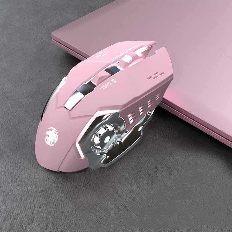 Wireless Bluetooth Mouse Rechargeable Silent Silent Cute Notebook Mouse