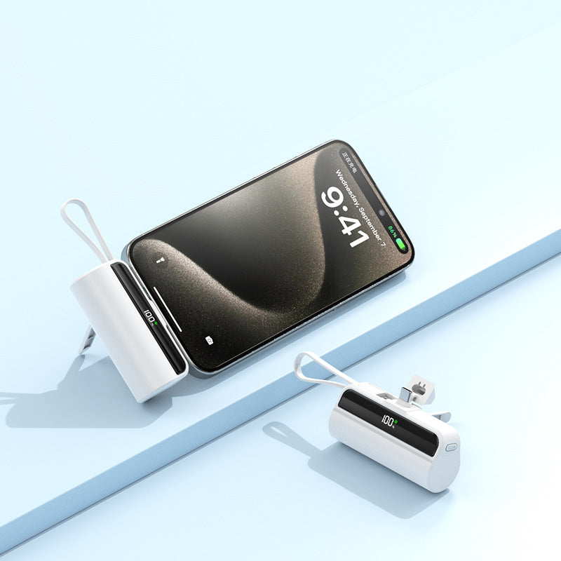 Fast Charge Capsule Power Bank Small Portable Power Source