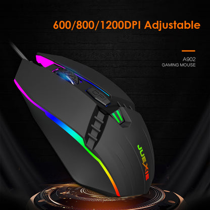 A902 Cable USB Mouse Notebook Desktop Luminous Mouse