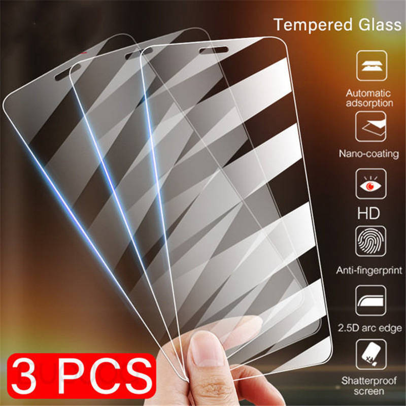 Compatible With Apple, 3Pcs Full Cover Glass On The For Phone Temper