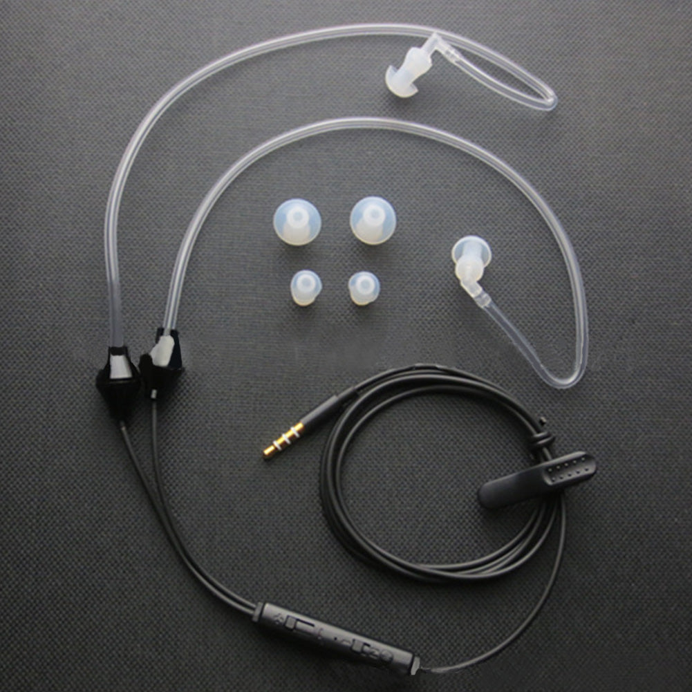 Mobile Phone Health Earphones With Microphone Bilateral in-ear Air Duct Health Non-hazardous Earphones