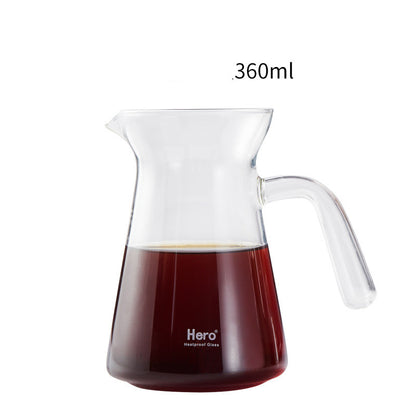 Hand-Pushed Coffee Maker Set Filter Cup
