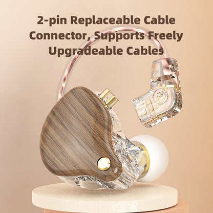 Sports Music Earphones With Microphone Cable