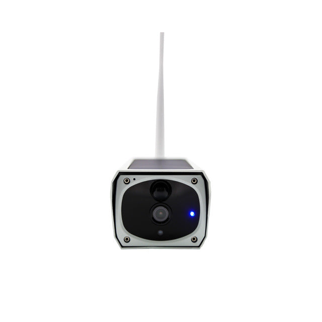 Solar surveillance camera low power camera