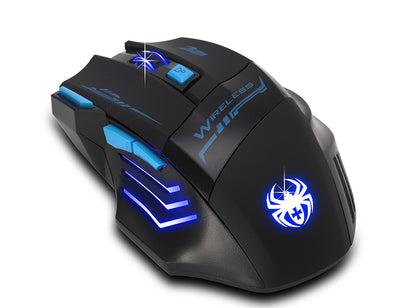 Master ZELOTES Wireless Gaming Mouse 2.4G Wireless Mouse OEM Luminous Optical Mouse F-14