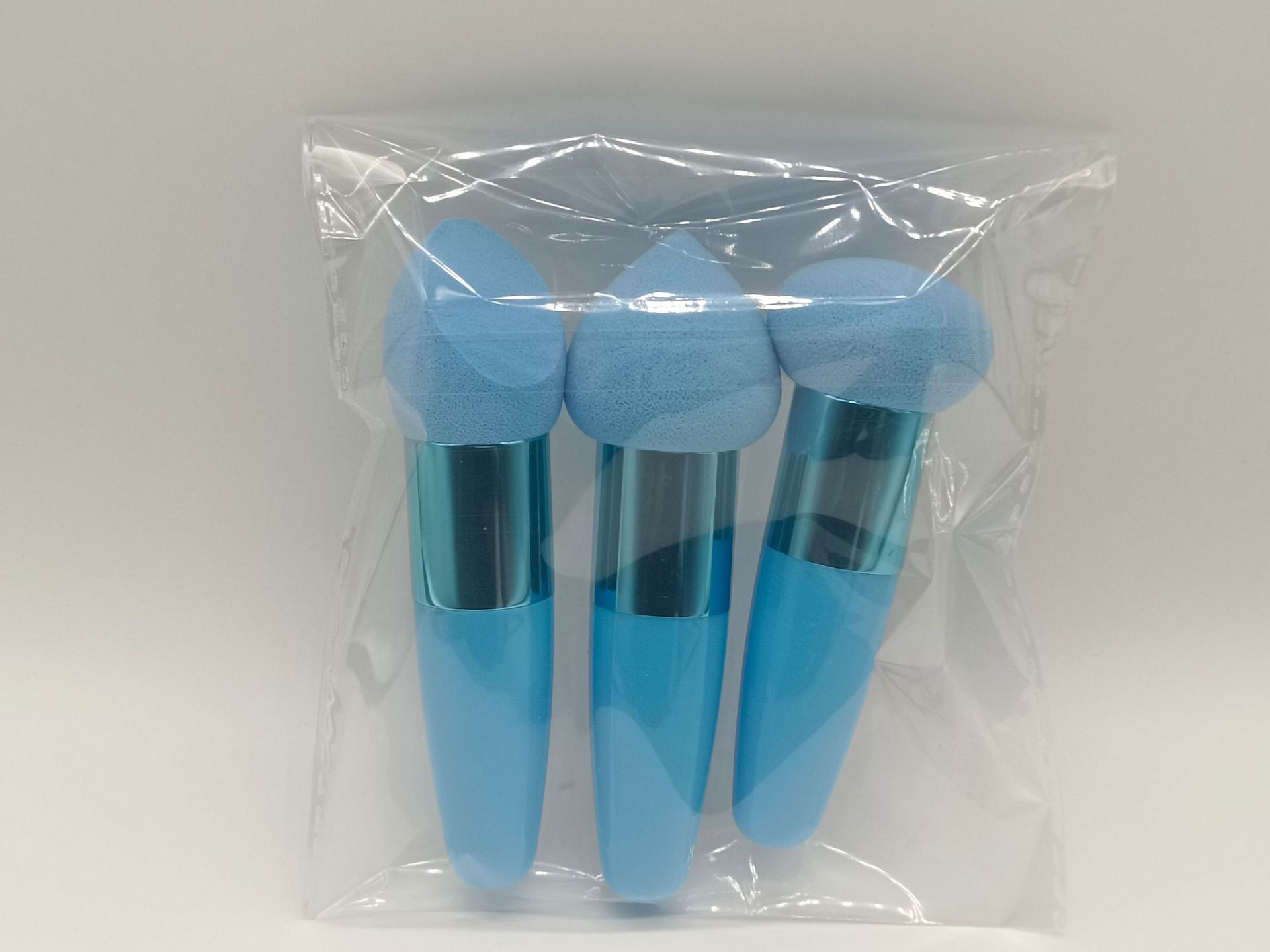 Three Brushes Set Sponge Beauty Blender Cushion Compact Wet And Dry Dual-use Beauty Blender Makeup Tools