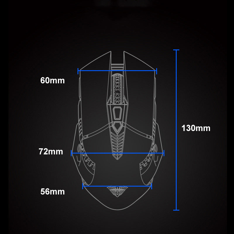 Silent Mouse Wireless Bluetooth E-sports Mouse
