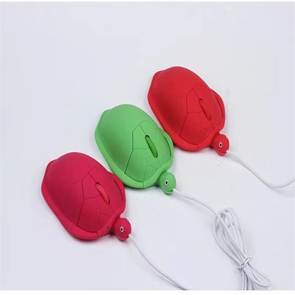 Cross-border E-commerce Wired Turtle Mouse, Animal Mouse, Rose Gold Mouse, H-L021 Green Turtle Mouse