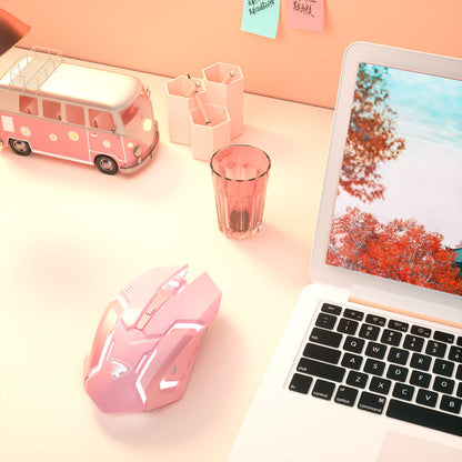 Wireless Bluetooth Mouse Rechargeable Silent Silent  Cute Notebook Mouse