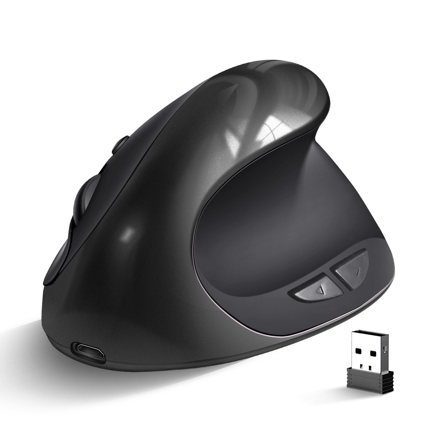 Three Generations Wireless Charging Vertical Mouse Ergonomic Mouse