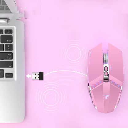 Wireless Bluetooth Mouse Rechargeable Silent Silent  Cute Notebook Mouse