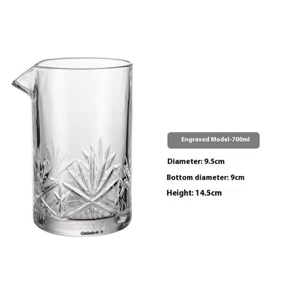 Thickening Crystal Cocktail Blender Bottle Utensils