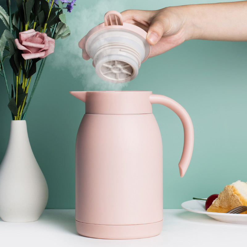 Home Insulation Stainless Steel Macaron Coffee Maker