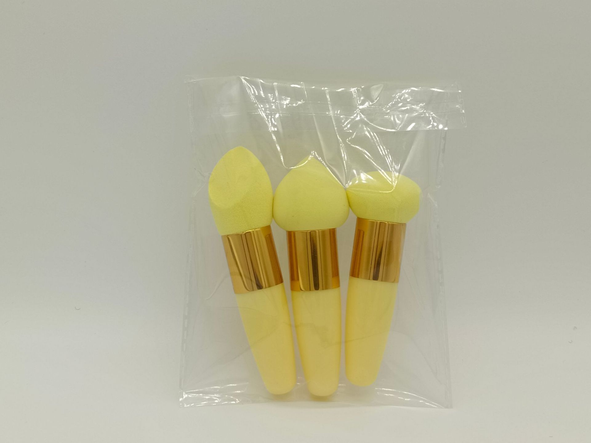 Three Brushes Set Sponge Beauty Blender Cushion Compact Wet And Dry Dual-use Beauty Blender Makeup Tools