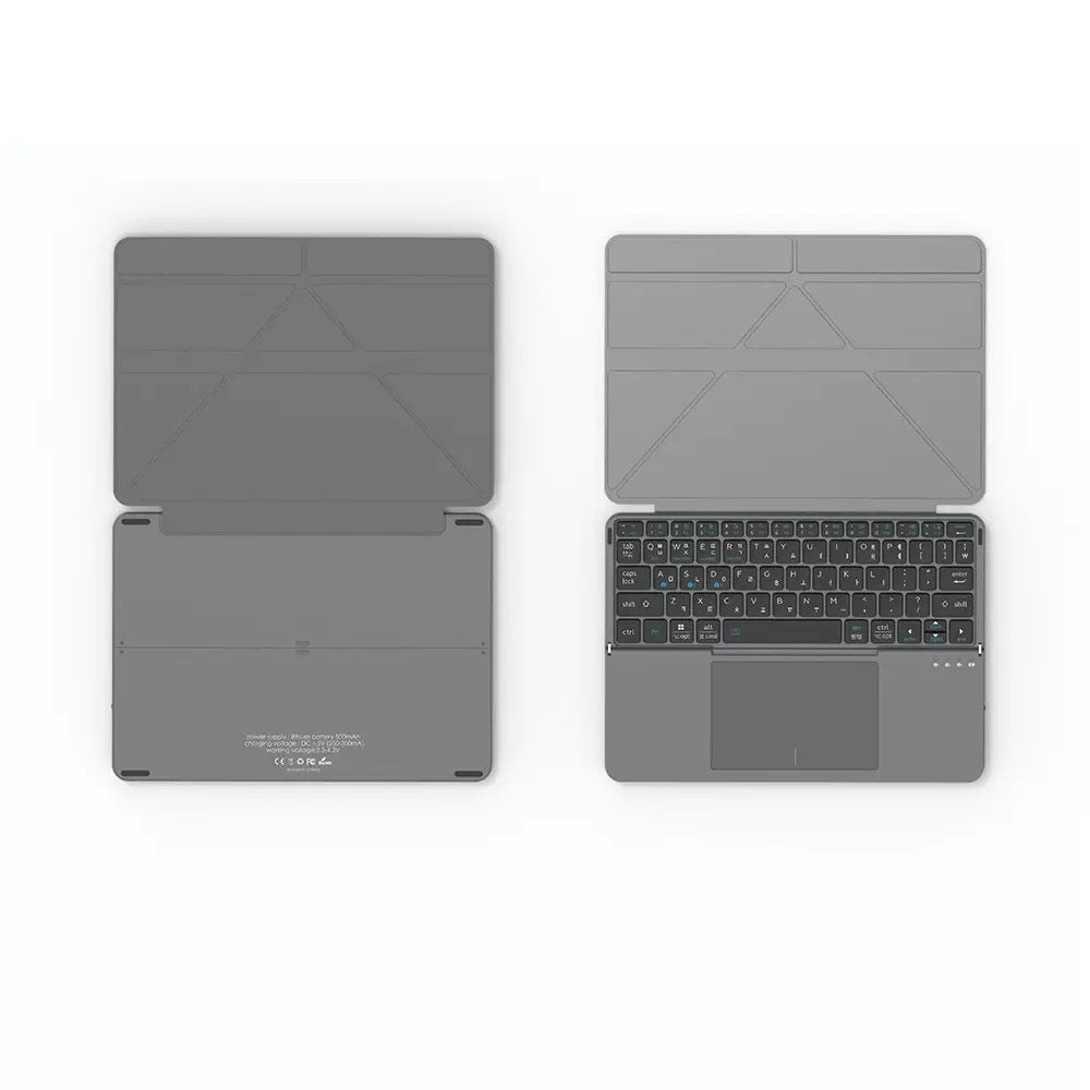 جهاز لوحي قابل للطي لاسلكي بلوتوث مع لوحة مفاتيح