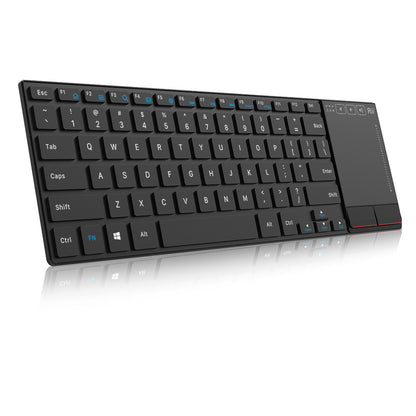 لوحة مفاتيح Rii K22BT اللاسلكية للوسائط المتعددة 2.4 جيجاهرتز GFSK