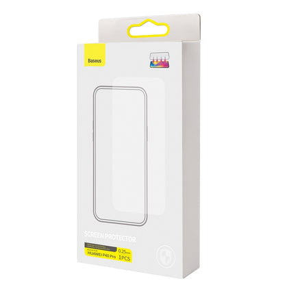 Full Screen Curved Full Adhesive Tempered Film For P40 Pro Single Pack Black