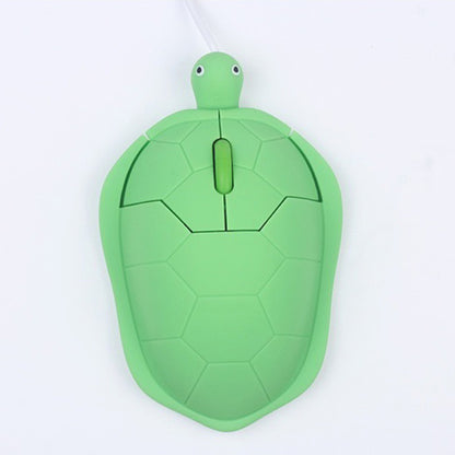 Cross-border E-commerce Wired Turtle Mouse, Animal Mouse, Rose Gold Mouse, H-L021 Green Turtle Mouse