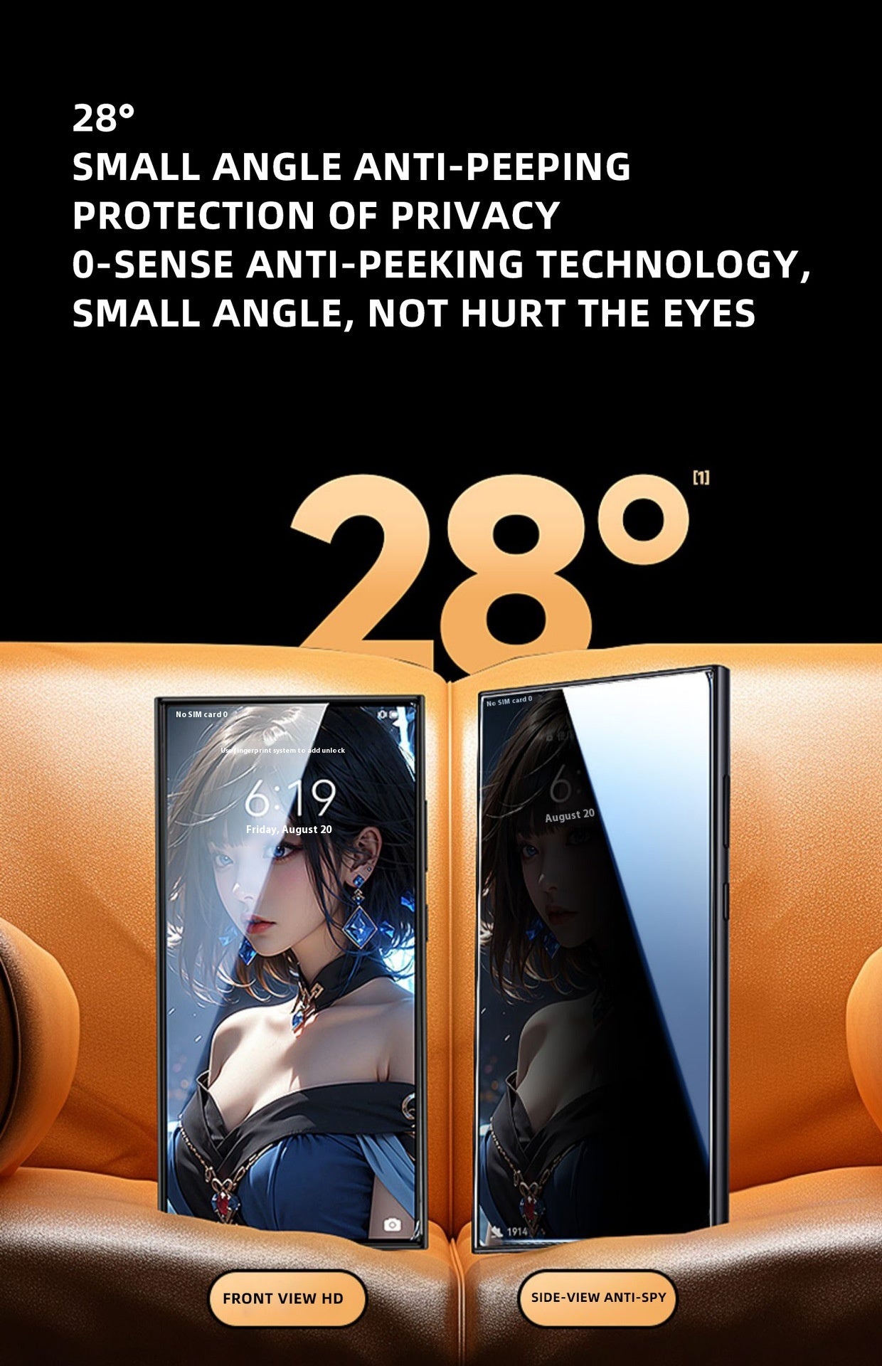 Mobile Phone Dust-free Second Fingerprint Second Unlock Tempered Film
